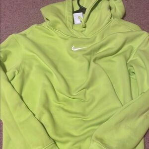 Vibrant Lime Hoodie with Logo